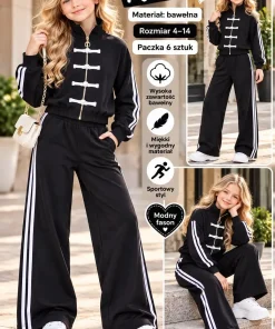 Komplety DZIECIĘCA,size 4-14lat,Paczka 6szt,1 kolor