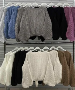 Swetry Damskie WŁOSKA,Size uni,paczka 6szt, mix kolor