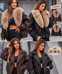 Kurtki skórzane DAMSKI ,size s-l,Paczka 6szt,1 kolor