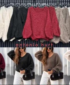 Swetry DAMSKA,size uni,Paczka 6szt,mix kolor