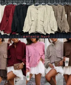 Swetry DAMSKA,size uni ,Paczka 6szt,mix kolor