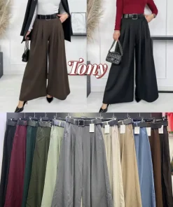 Spodnie Damskie WŁOSKA,Size uni,paczka 6szt, mix kolor