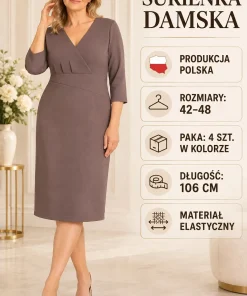 Sukienki DAMSKI ,size 42-48,Paczka 4szt,1kolor