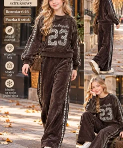 Komplety DZIECIĘCA,size 6-16lat,Paczka 6szt,1kolor