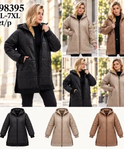 Kurtki Damskie,size 3-7xl,Paczka 5szt,1kolor