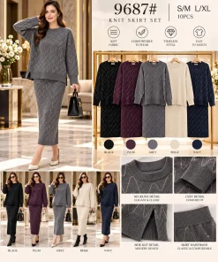 Komplety DAMSKI ,size s/m-l/xl,Paczka 10szt,mix kolor