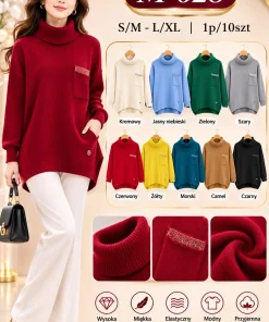 Swetry DAMSKI ,size s/m-l/xl,Paczka 10szt,mix kolor