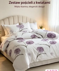Satyna bawełna pościel 140*200cm 4cz.