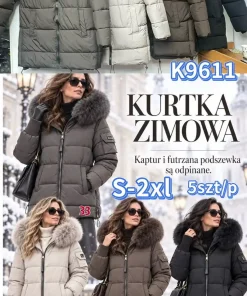 Kurtki Damskie,size s-2xl,Paczka 5szt,1kolor