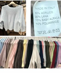 Swetry Damskie WŁOSKA,Size uni,paczka 6szt, mix kolor