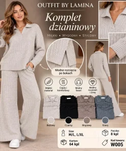 Komplety Damskie,size m/l-l/xl,Paczka 8szt,mix kolor