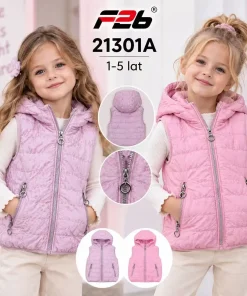 Kamizelki DZIECIĘCA,Size 4-12lat,Paczka 5szt,1kolor