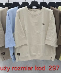 Bluzki Damskie,size uni,Paczka 12szt,mix kolor