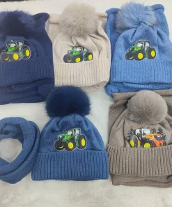 Komplety Czapki zimowe DZIECIĘCA,Paczka 10szt,mix kolor