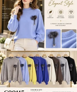 Swetry Damskie,Size s/m-l/xl,Paczka 10szt,mix kolor