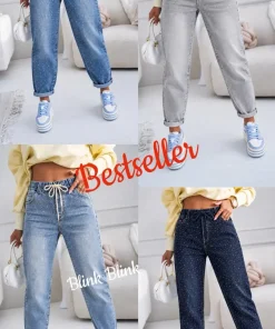 Jeansy Damskie,size 34-42,Paczka 12szt,1kolor