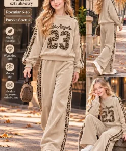Komplety DZIECIĘCA,size 6-16lat,Paczka 6szt,1kolor