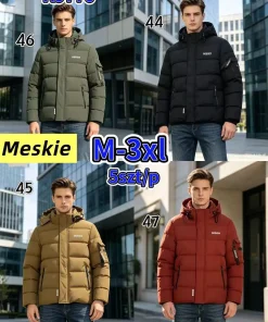 Kurtki MĘSKA ,size m-3xl,Paczka 5szt,1kolor