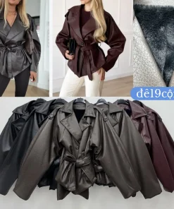 Kurtki skórzane Damskie WŁOSKA,Size uni,paczka 6szt, mix kolor