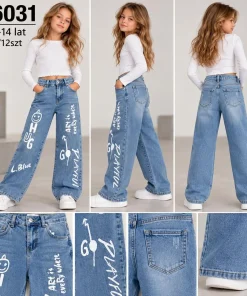 Spodnie JEANSY DZIECIĘCA,size 4-14lat,Paczka 6szt,1kolor