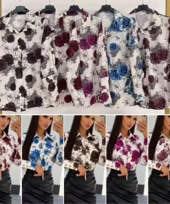 Bluzki Damskie WŁOSKA,Size uni,paczka 6szt, mix kolor