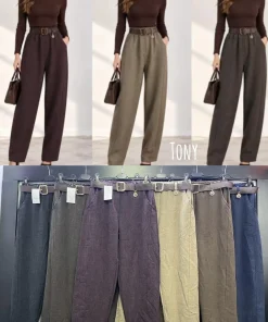 Spodnie Damskie WŁOSKA,Size uni,paczka 6szt, mix kolor