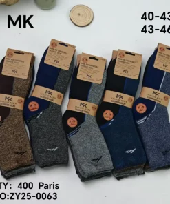 Skarpety MĘSKIE,size 40-46,Paczka 40szt,mix kolor