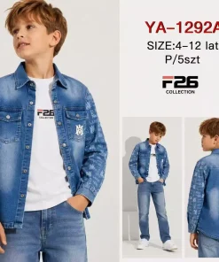 Kurtki Jeansy DZIECIĘCA,size 4-12lat,Paczka 5szt,1 kolor