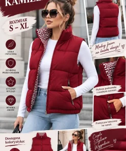 Kamizelki DAMSKI ,size s-xl,Paczka 4szt,1kolor