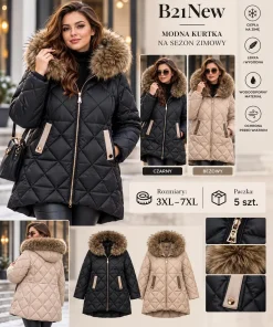 Kurtki damskie,size 3-7xl,Paczka 5szt,1kolor