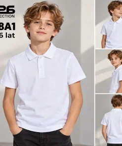 Bluzki DZIECIĘCA,size 6-16lat,Paczka 6szt,1 kolor
