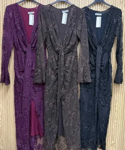 Sukienki Damskie WŁOSKA,Size uni,paczka 6szt, mix kolor