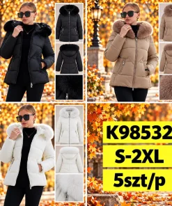 Kurtki DAMSKI ,size s-2xl,Paczka 5szt,1kolor