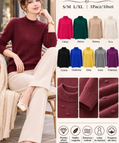 Swetry DAMSKI ,size s/m-l/xl,Paczka 10szt,mix kolor