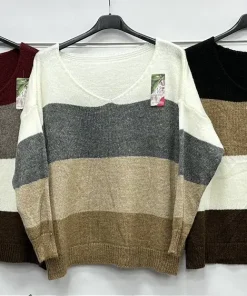 Swetry DAMSKI ,size uni,Paczka 6szt,mix kolor