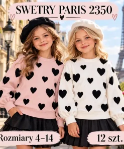 Swetry DZIECIĘCA,size 4-14lat,Paczka 12szt,mix kolor