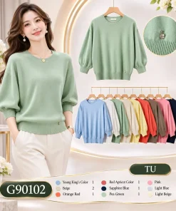 Swetry DAMSKI ,size uni,Paczka 10szt,mix kolor
