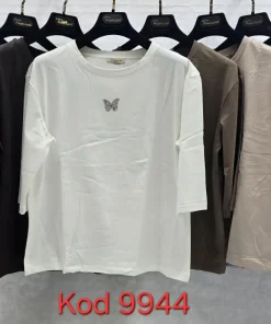 Bluzki Damskie,size uni,Paczka 12szt,mix kolor