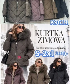 Kurtki Damskie,size s-2xl,Paczka 5szt,1kolor