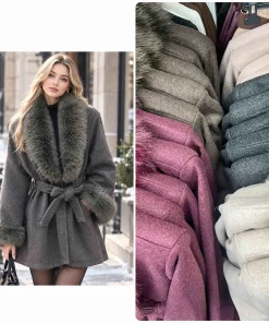 Płaszcz Damskie WŁOSKA,Size uni,paczka 6szt, mix kolor