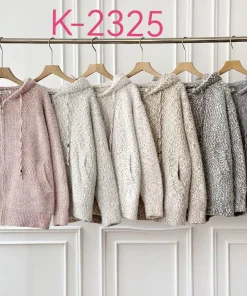 Swetry Damskie,size uni,Paczka 12szt,mix kolor