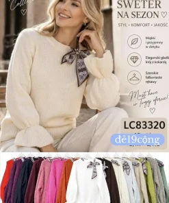 Swetry Damskie WŁOSKA,Size uni,paczka 6szt, mix kolor