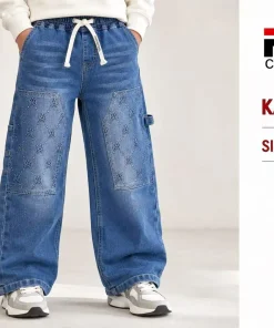 Spodnie JEANSY DZIECIĘCA,size 8-16lat,Paczka 5szt,1 kolor