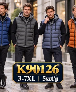 Kamizelki MĘSKA ,size 3-7xl,Paczka 5szt,1kolor