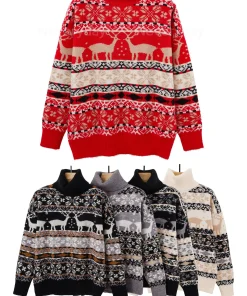 Swetry Damskie,size s/m-l/xl,Paczka 10szt,mix kolor