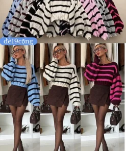 Swetry Damskie WŁOSKA,Size uni,paczka 6szt, mix kolor