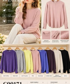 Swetry Damskie,Size s/m-l/xl,Paczka 10szt,mix kolor