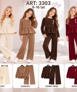 Komplety DZIECIĘCA,size 6-16lat,Paczka 6szt,1kolor