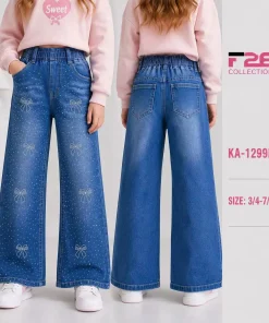 Spodnie JEANSY DZIECIĘCA,size 3/4-7/8lat,Paczka 5szt,1 kolor
