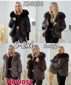 Kurtki Damskie,size s-2xl,Paczka 5szt,1kolor